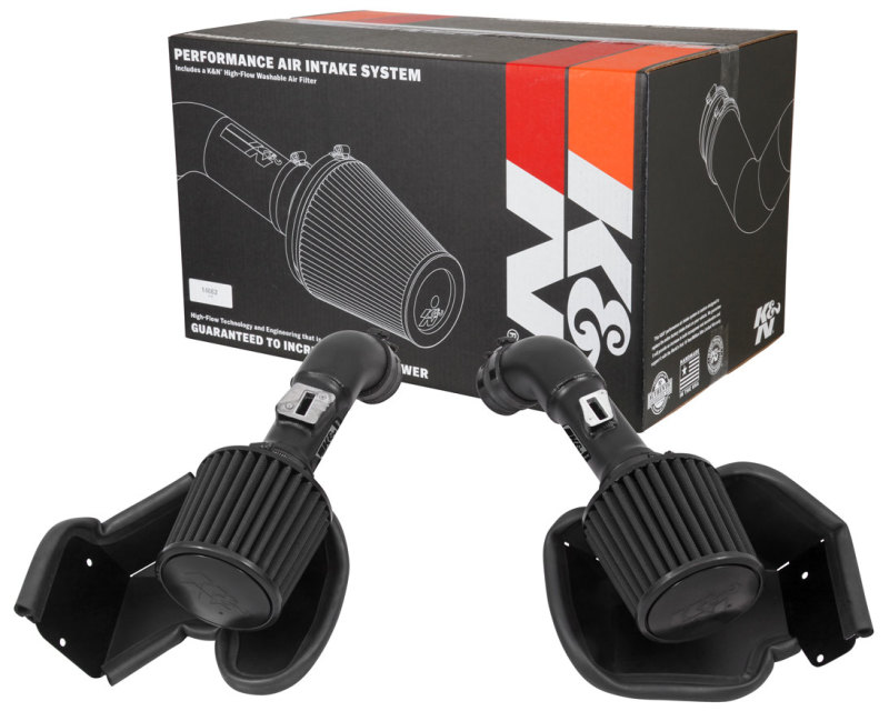 Infiniti G37 Performance Air Intake - K&N Engineering - 71 Blackhawk - Black - `08-`13